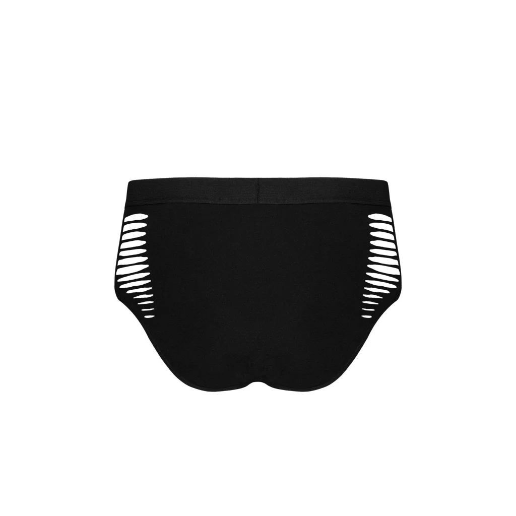 Sexy Männerslip Herrenslip in Schwarz Slip mit Cut-Outs M101 von Obsessive , Dessous, Lingerie, Reizwäsche, sexy, erotisch, kaufen