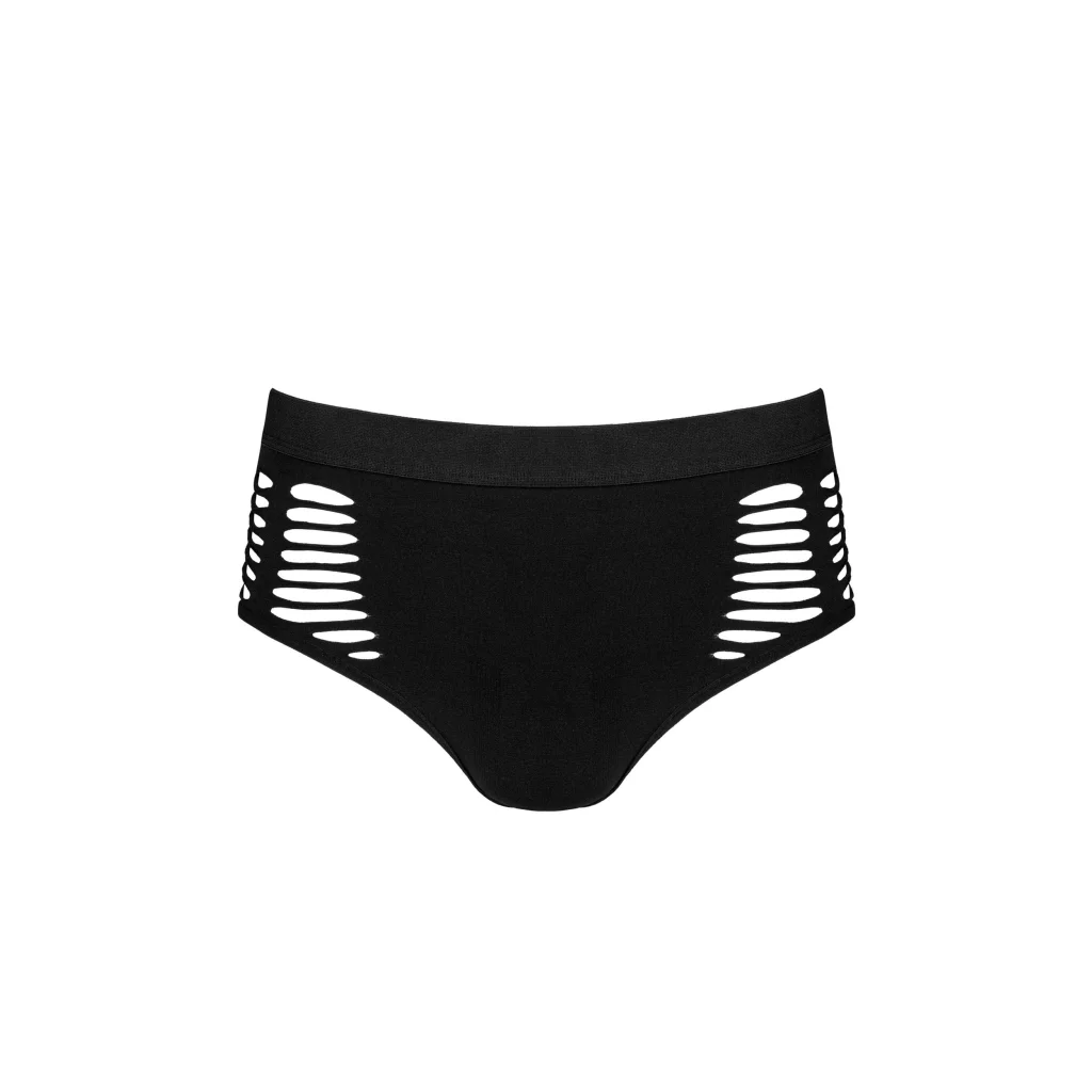 Sexy Männerslip Herrenslip in Schwarz Slip mit Cut-Outs M101 von Obsessive , Dessous, Lingerie, Reizwäsche, sexy, erotisch, kaufen