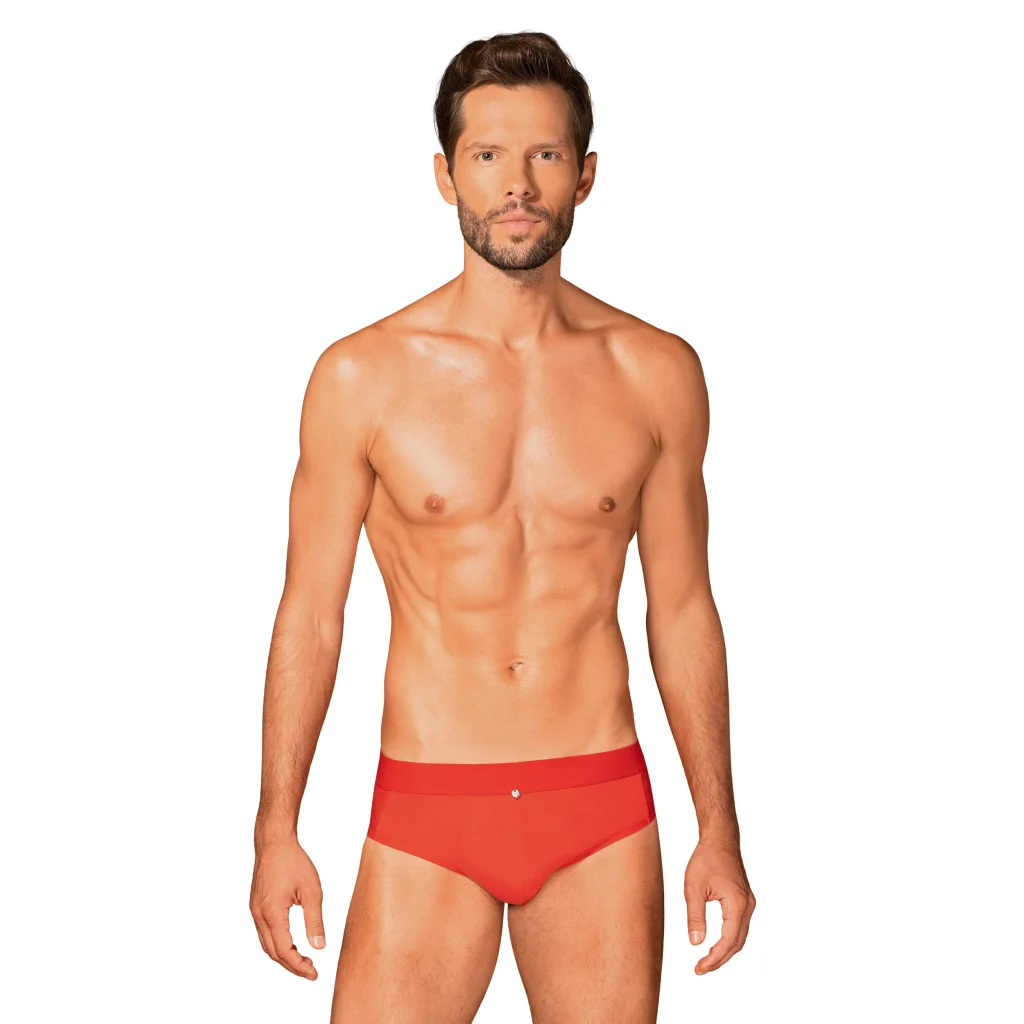 Sexy Slip in Rot und in Schwarz Männerslip Boldero von Obsessive , Dessous, Lingerie, Reizwäsche, sexy, erotisch, kaufen