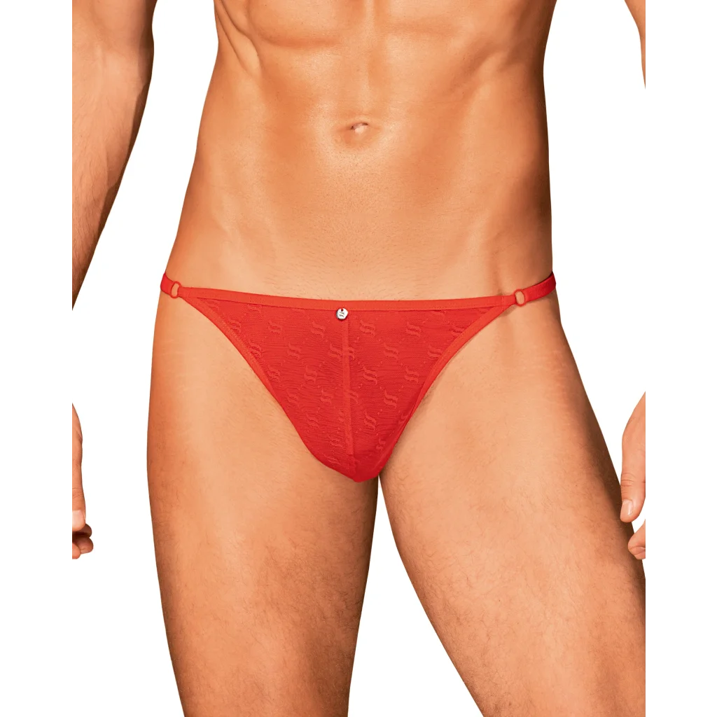 Sexy Tanga in Rot Obsessiver Männertanga von Obsessiv , Dessous, Lingerie, Reizwäsche, sexy, erotisch, kaufen