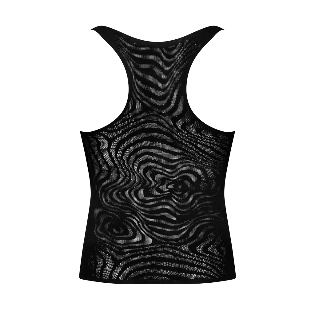Sexy Tank Top in Schwarz T103 mit Muster von Obsessive , Dessous, Lingerie, Reizwäsche, sexy, erotisch, kaufen