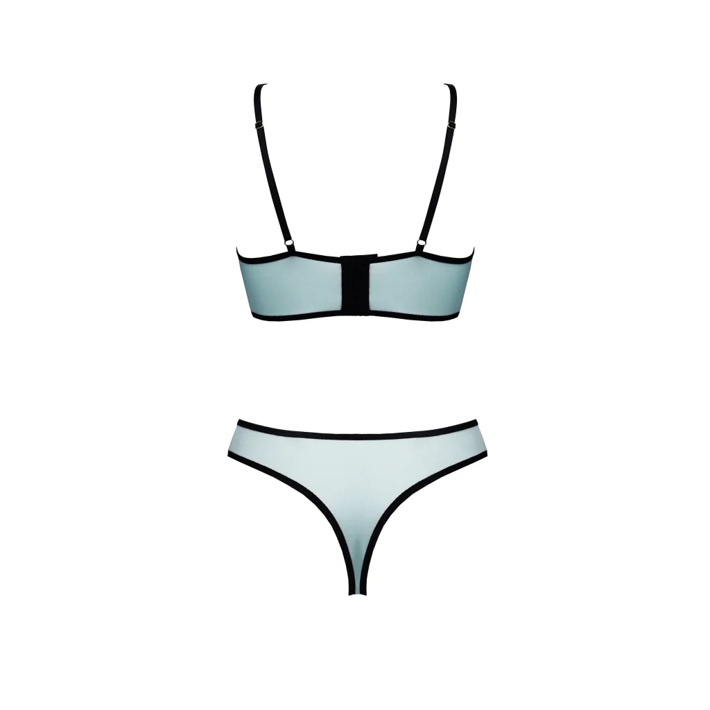 SIDRA 2-teiliges BH-Set in Mint aus Satin von Casmir