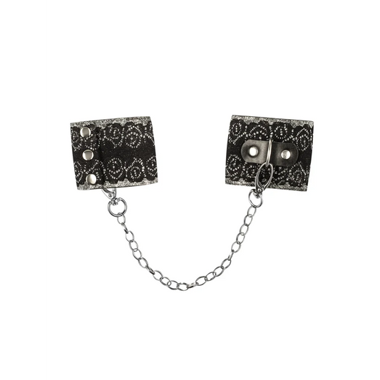 silberne Handfesseln von Obsessive