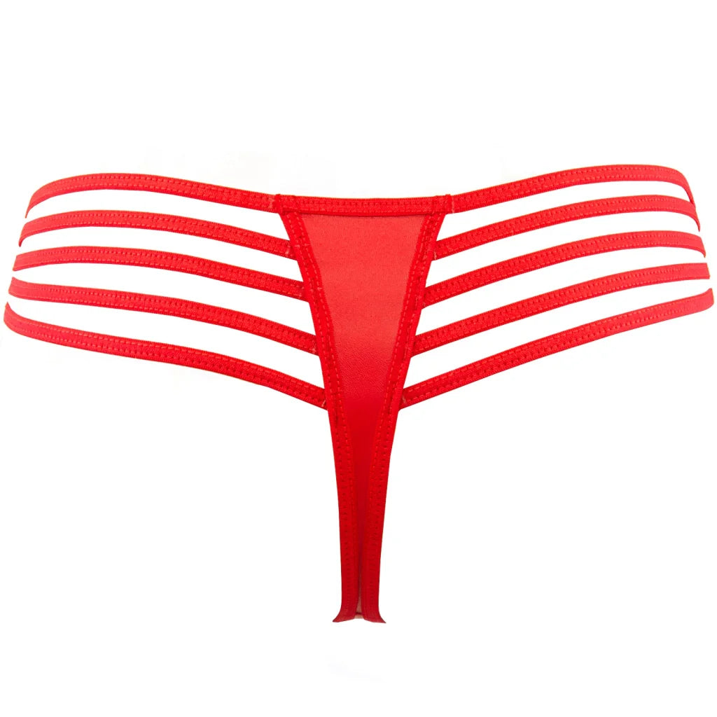 String in Rot aus Tüll und Spitze V-10078 von Axami