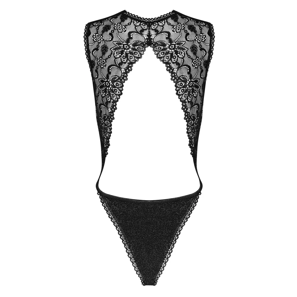 Stringbody in Schwarz ELISETTA Teddy Body von Obsessive