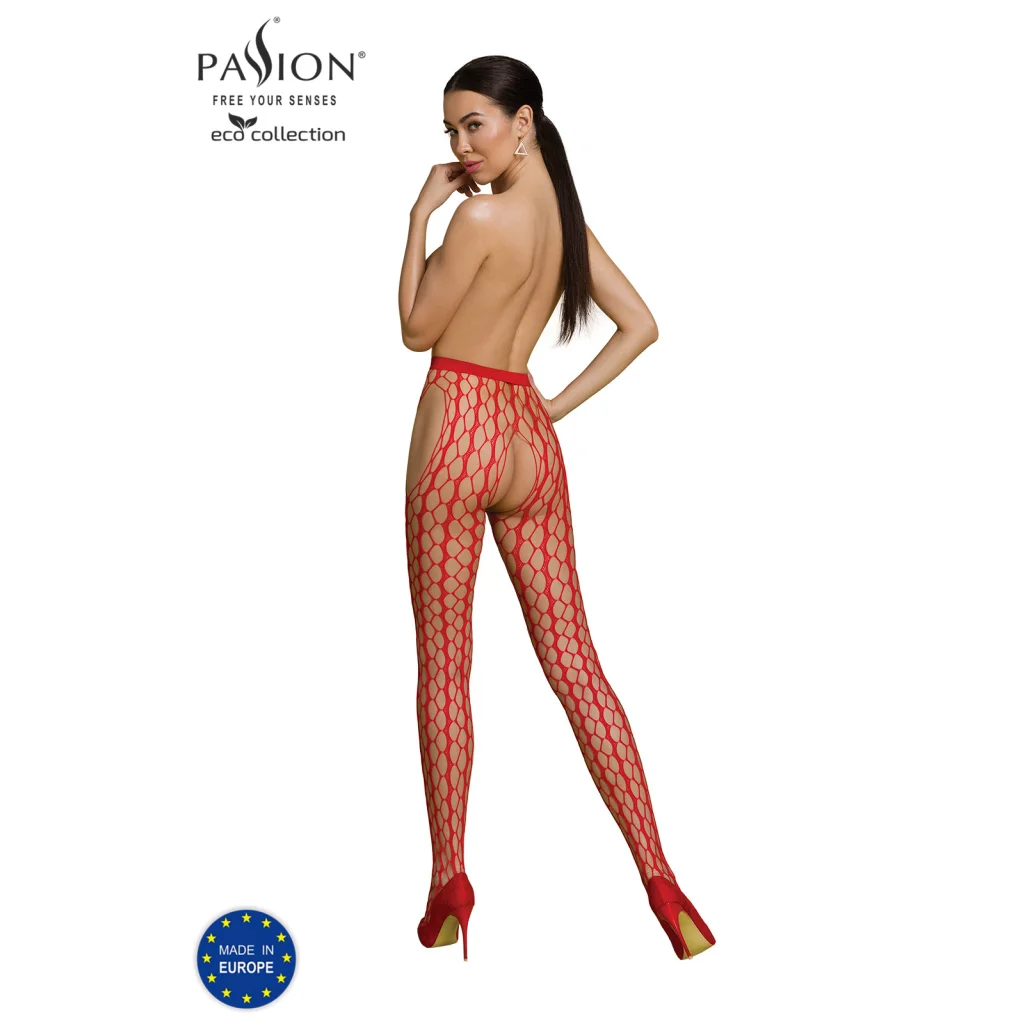 Strumpfhose ouvert S007 aus groben Netz PASSION eco collection