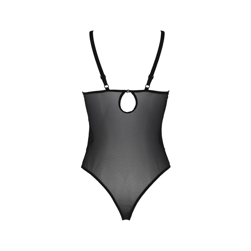VARELLA Stringbody aus Tüll in Schwarz Body PASSION eco collection