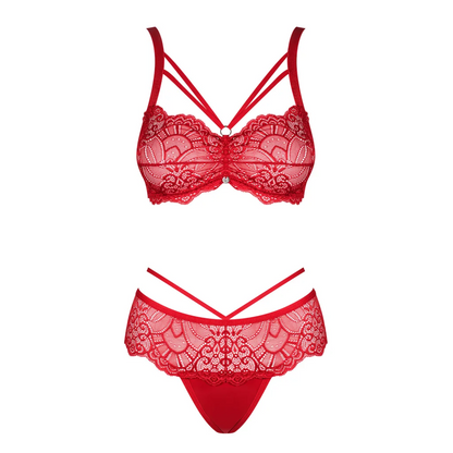 BH-Set in Rot LOVENTY 2-teilig von Obsessive , Dessous, Lingerie, Reizwäsche, sexy, erotisch, kaufen