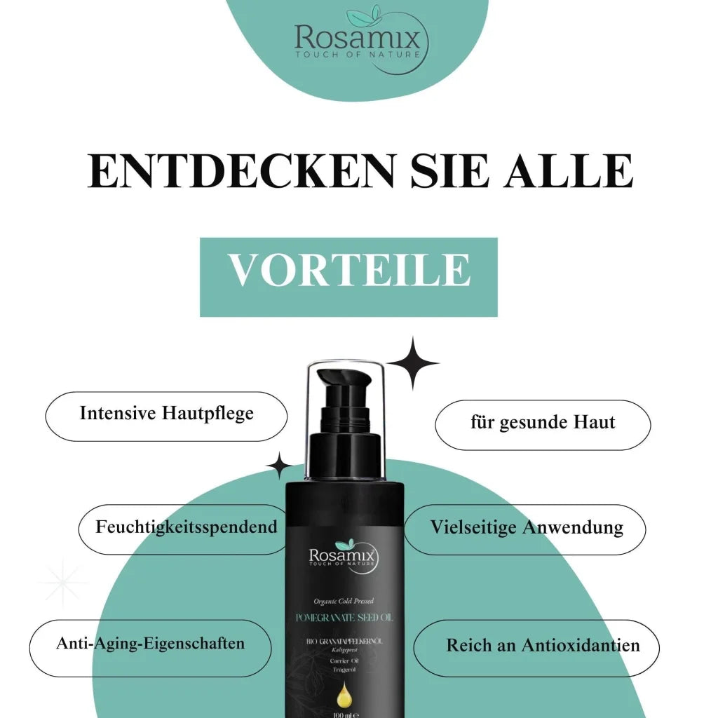 Bio Granatapfelkernöl Kaltgepresst Körperöle