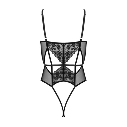 Body BD107 aus Spitze in Schwarz von Kotek