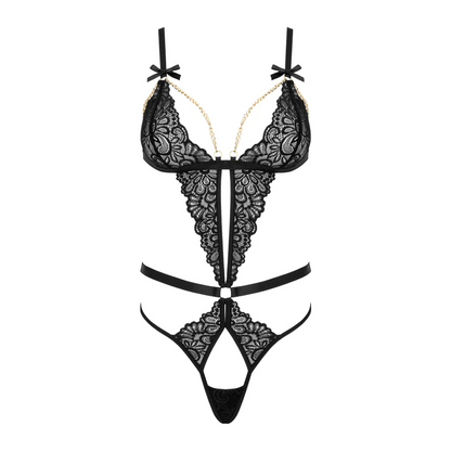 Body BD108 aus Spitze in Schwarz von Kotek