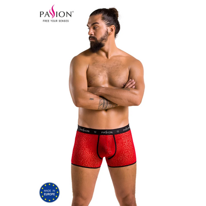 Boxershorts Herren in Rot PM 046 von Passion MEN , Dessous, Lingerie, Reizwäsche, sexy, erotisch, kaufen