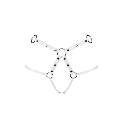 Harness String in Weiß OB A758 von Obsessive