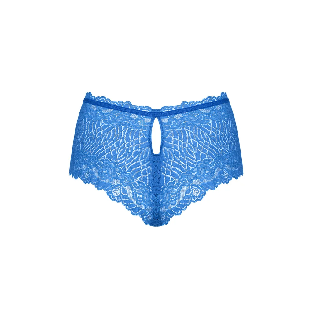 High Waist Panty in Blau BLUELLIA von Obsessive , Dessous, Lingerie, Reizwäsche, sexy, erotisch, kaufen