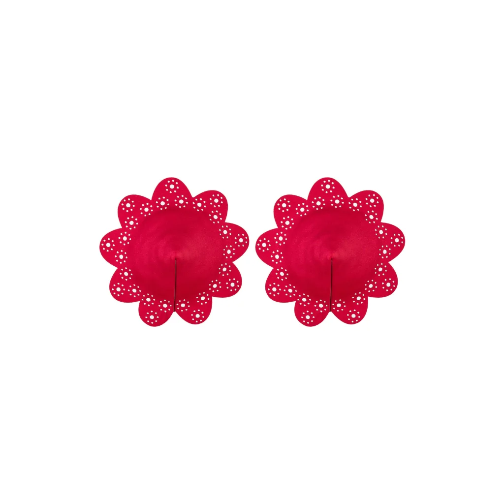 Nipple Cover Nipple Patches in Rot Pasties A770 von Obsessive