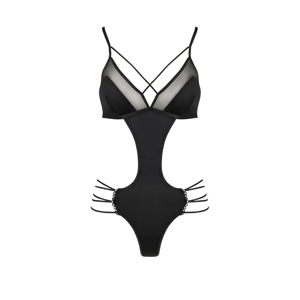 Sexy Body in Schwarz aus Tüll QUELLA von Avanua