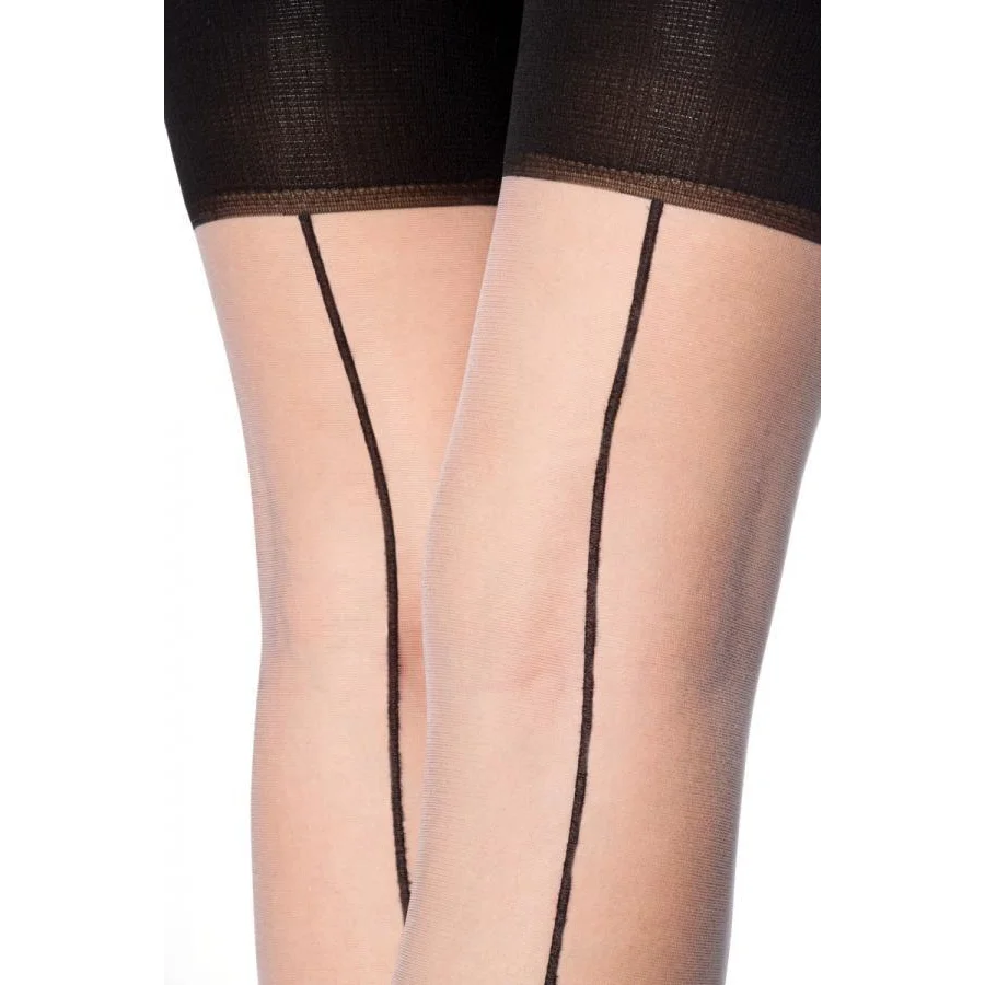 Stockings mit Naht in Schwarz von Atixo , Dessous, Lingerie, Reizwäsche, sexy, erotisch, kaufen