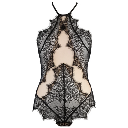 Body in Schwarz Stringbody aus französischer Spitze und Tüll V-9490 von Axami , Dessous, Lingerie, Reizwäsche, sexy, erotisch, kaufen