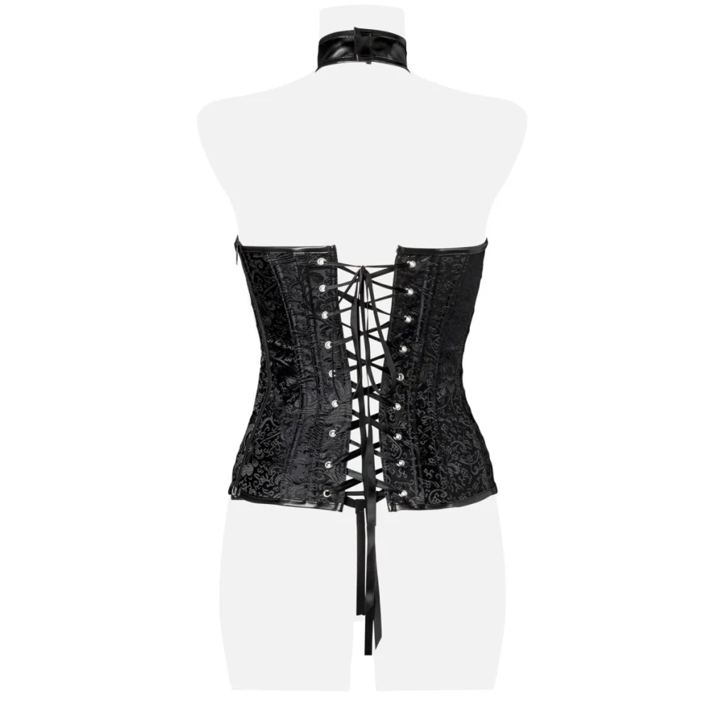 Corsage aus Kunstleder mit Halsband und Slip von Grey Velvet , Dessous, Lingerie, Reizwäsche, sexy, erotisch, kaufen