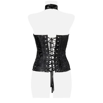 Corsage aus Kunstleder mit Halsband und Slip von Grey Velvet , Dessous, Lingerie, Reizwäsche, sexy, erotisch, kaufen