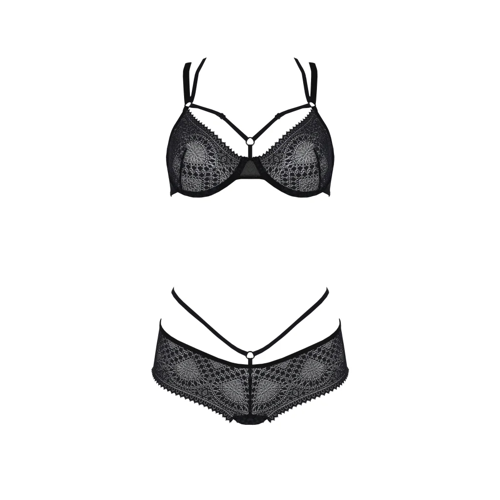 DROSERA BH-Set in Schwarz Dessous aus PASSION eco collection