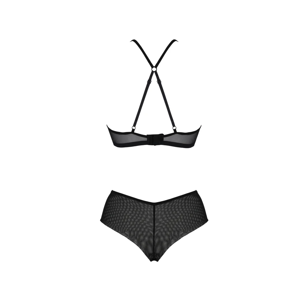 KERRIA BH-Set in Schwarz Dessous aus PASSION eco collection