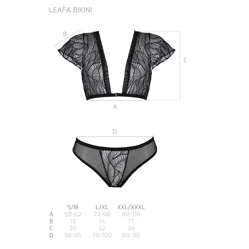 LEAFA BH-Set in Schwarz aus PASSION eco collection , Dessous, Lingerie, Reizwäsche, sexy, erotisch, kaufen