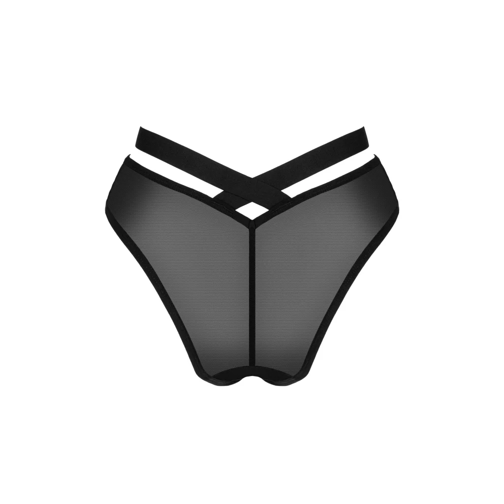 Panty in Schwarz aus Mesh BRASICA von Obsessive