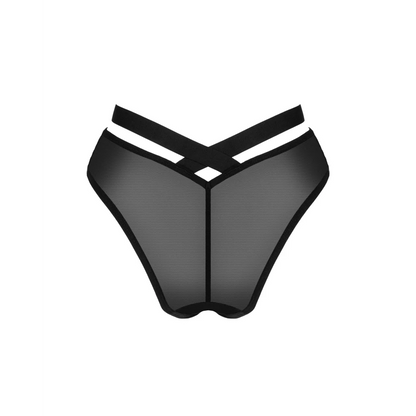 Panty in Schwarz aus Mesh BRASICA von Obsessive