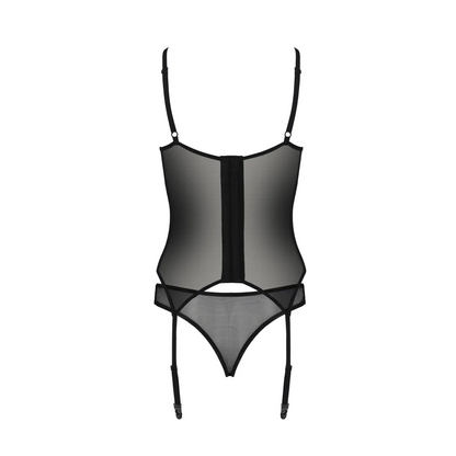 SELAGINELLA Corset Corsage Strapscorsage in Schwarz aus PASSION eco collection , Dessous, Lingerie, Reizwäsche, sexy, erotisch, kaufen