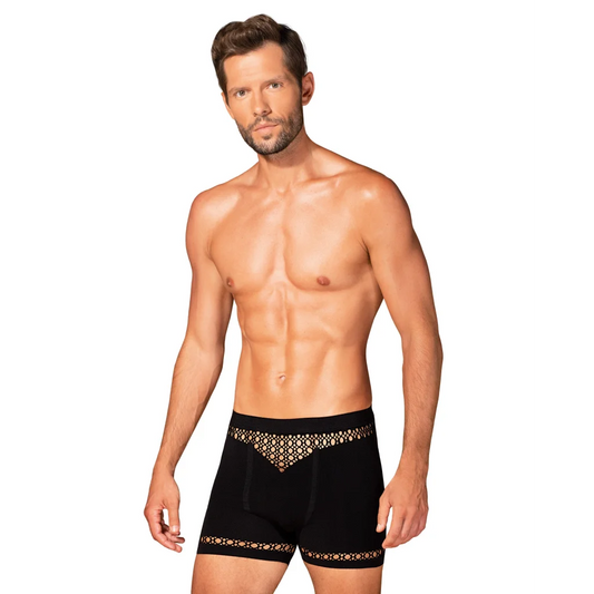Sexy Boxershorts in Schwarz für Herren M102 von Obsessive , Dessous, Lingerie, Reizwäsche, sexy, erotisch, kaufen