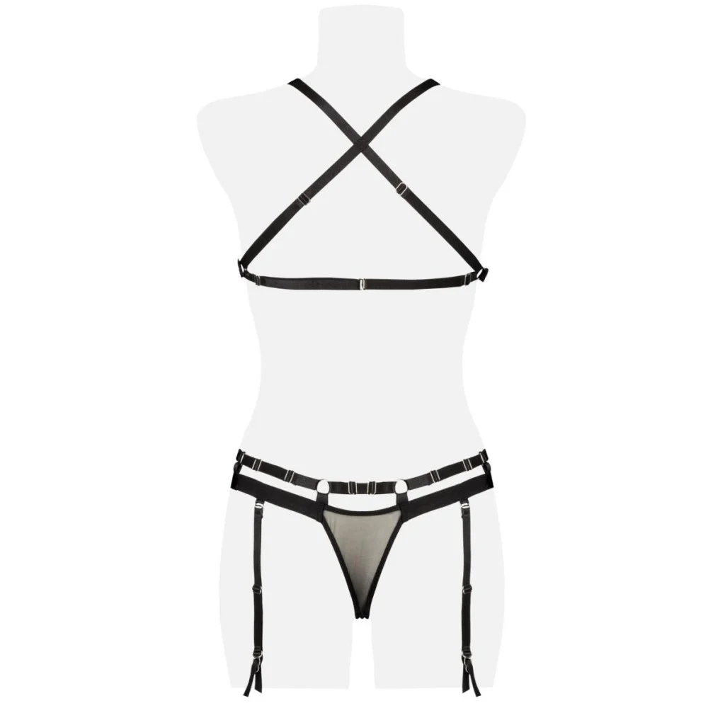 Straps-Bandage-Set Dessous 2-teilig von Grey Velvet , Dessous, Lingerie, Reizwäsche, sexy, erotisch, kaufen