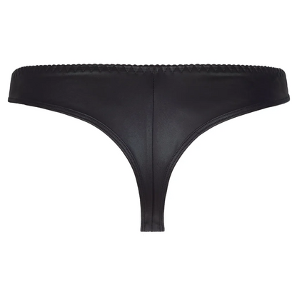 String in Schwarz aus latexähnlichem Material V-8325 von Axami