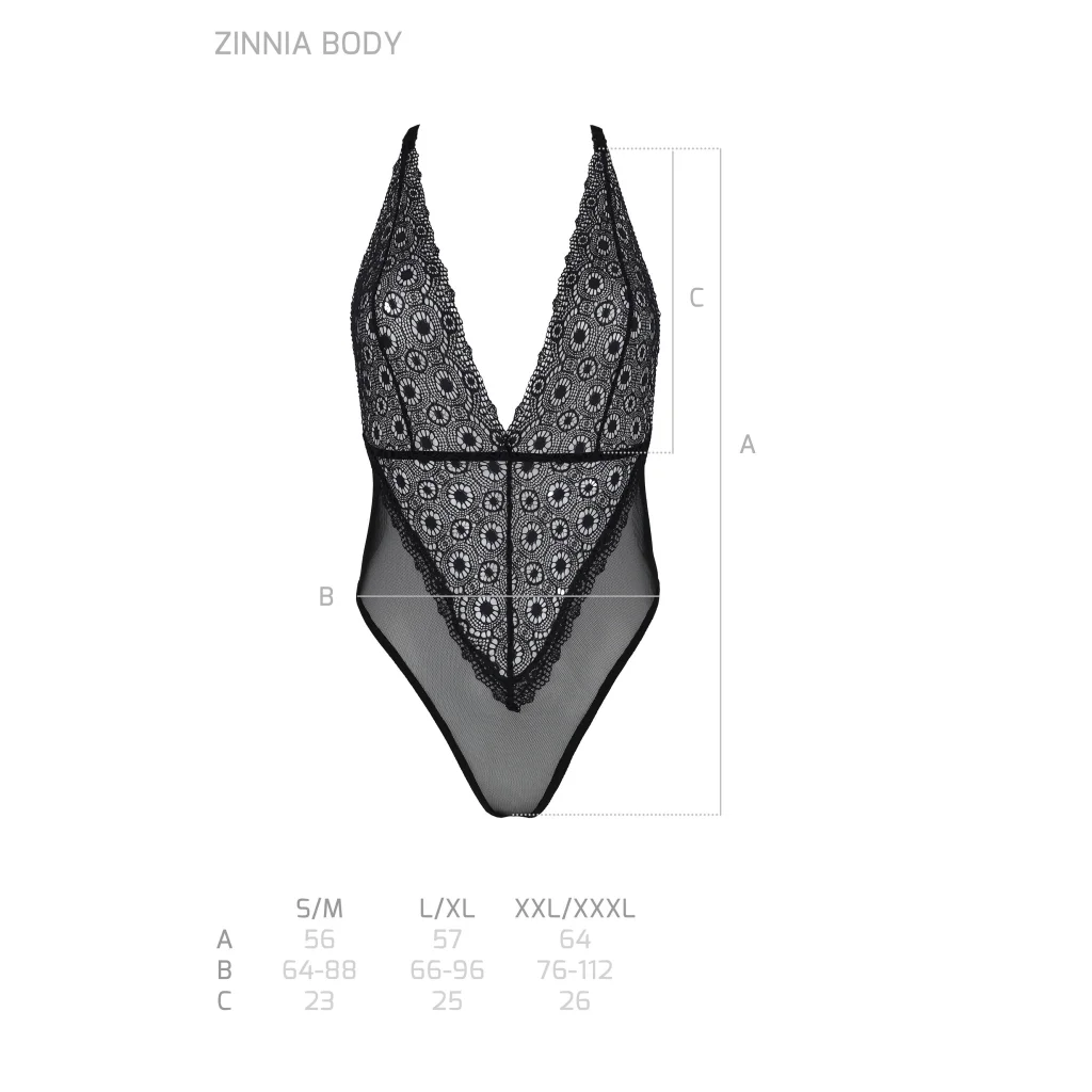 ZINNIA Body in Schwarz aus PASSION eco collection