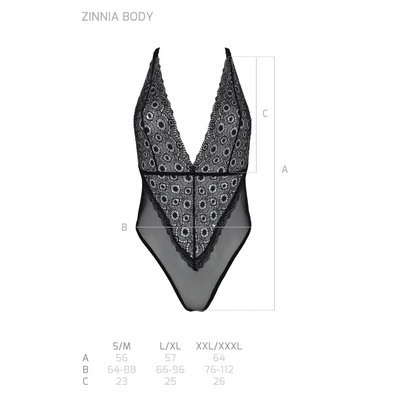 ZINNIA Body in Schwarz aus PASSION eco collection