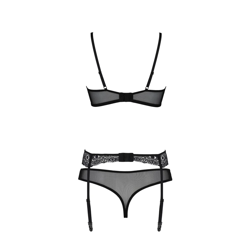 ZINNIA Set BH-Set in Schwarz aus PASSION eco collection